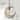 Farmhouse Single Light Beaded Crescent Moon Galss Shade Pendant Light - 15-in W
