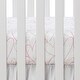 preview thumbnail 5 of 6, Lambs & Ivy Layla Pink/Gold Hearts & Love 4-Piece Nursery Baby Crib Bedding Set