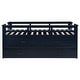 preview thumbnail 7 of 14, Carlsbad Wood Twin Captains Bed With Trundle Navy Blue