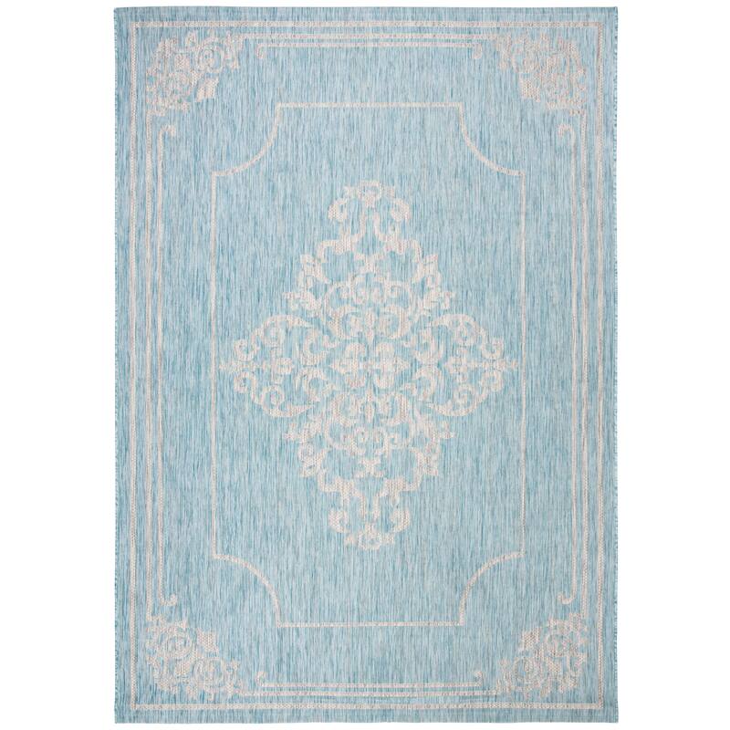 SAFAVIEH Courtyard Torlaug Indoor/ Outdoor Waterproof Patio Backyard Rug