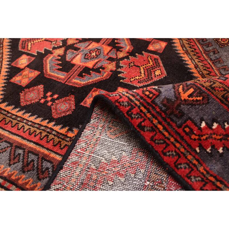 ECARPETGALLERY Hand-knotted Andelz Red Wool Rug - 4'1 x 7'2