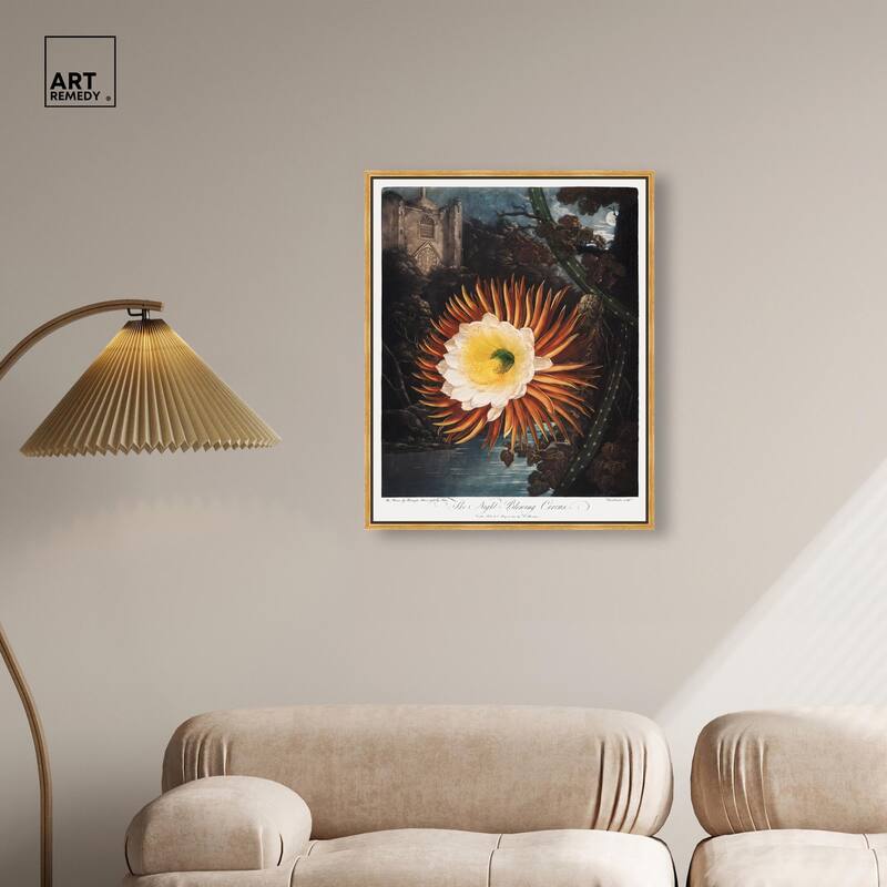 Night-Blowing Cereus 1807 Canvas by Art Remedy