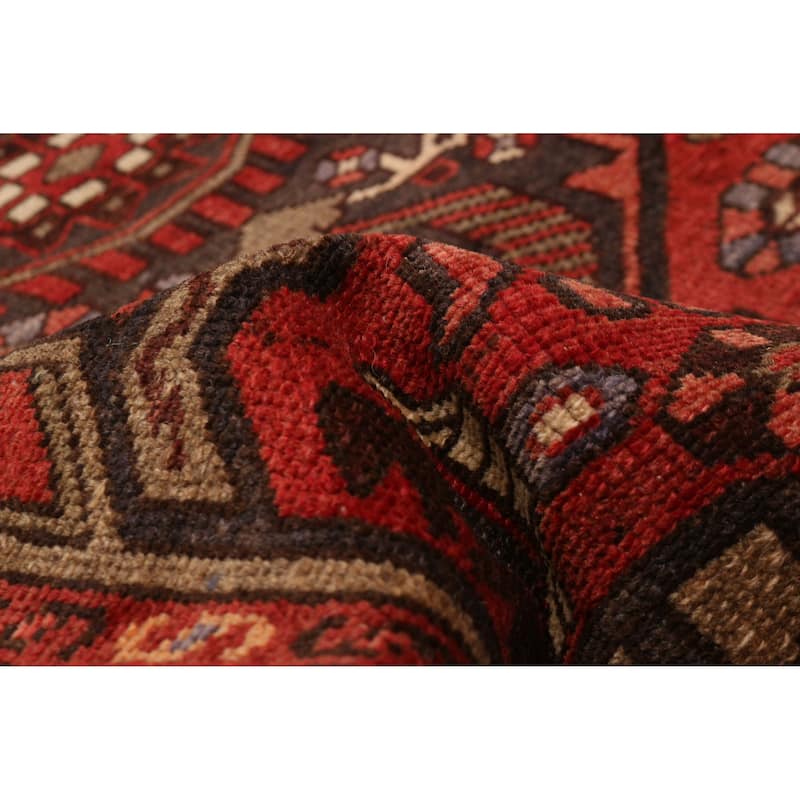 ECARPETGALLERY Hand-knotted Anadol Red Wool Rug - 3'3 x 9'3