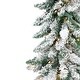preview thumbnail 6 of 13, Pre-Lit Pencil Flocked Alpine Artificial Christmas Tree - Clear Lights