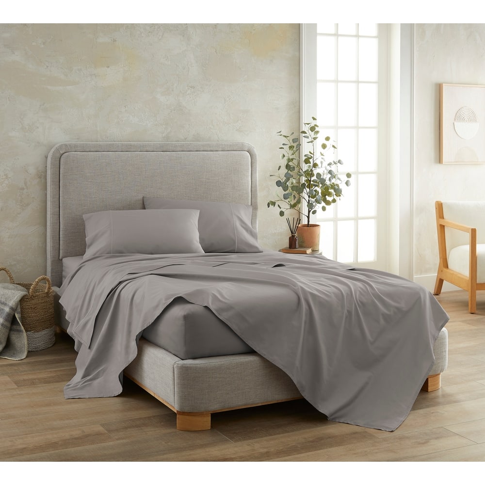 Organic Cotton Sateen Bed Sheets - 300 Thread Count