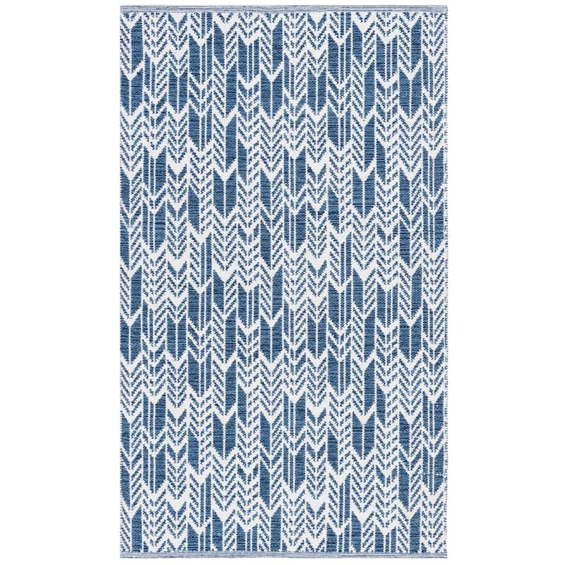 SAFAVIEH Handmade Flatweave Montauk Sjan Casual Cotton Rug