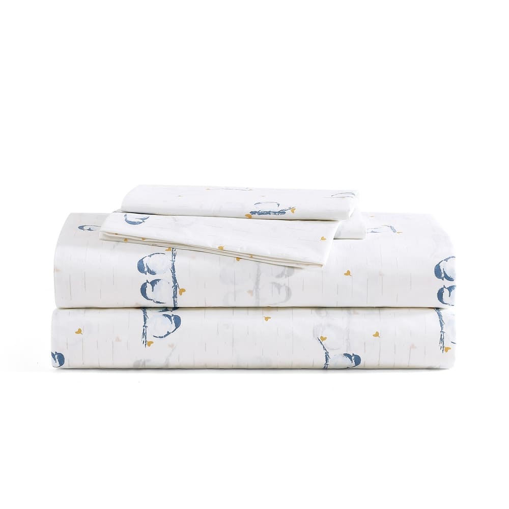 Poppy & Fritz Cotton Percale Printed Bed Sheet Sets
