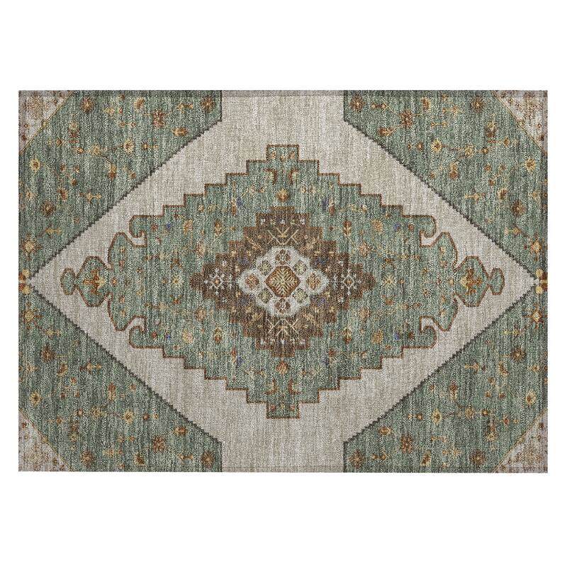 Machine Washable Indoor/ Outdoor Global Marrakesh Chantille Rug