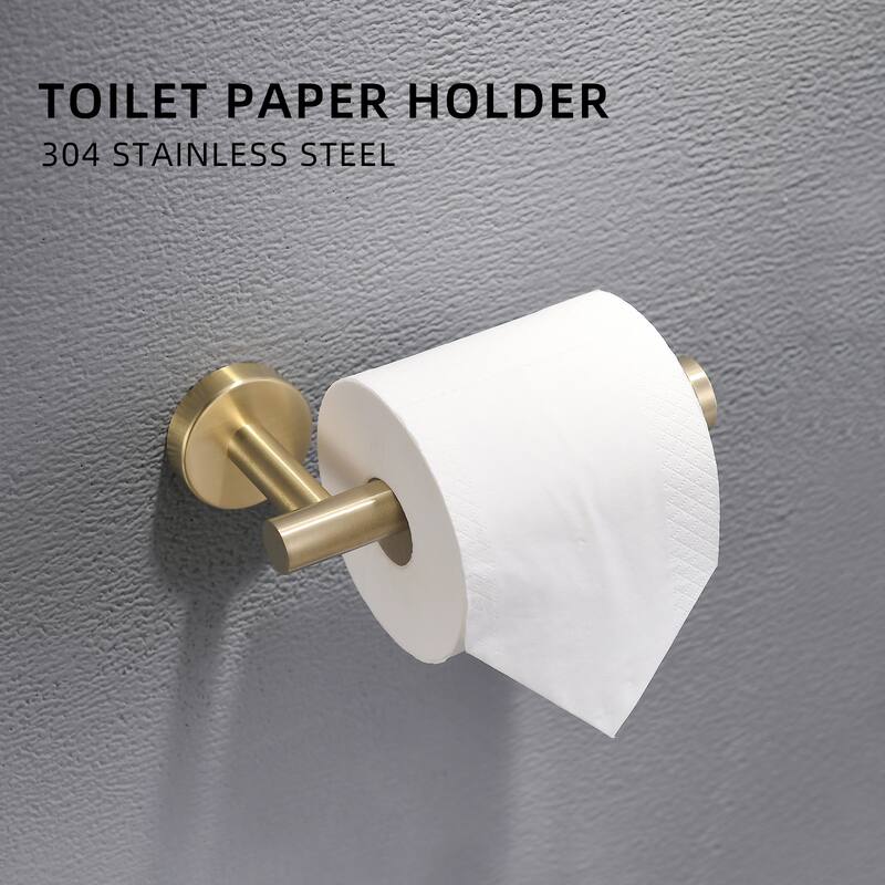 8-Pieces Bathroom Accessories Set,Stainless Steel Bathroom Hardware Set, Bath Towel Bar Set