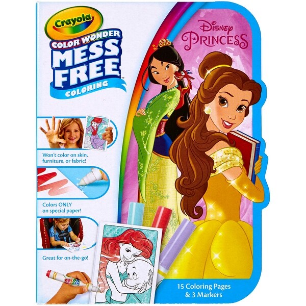 crayola color wonder on the go coloring kit disney princess free
