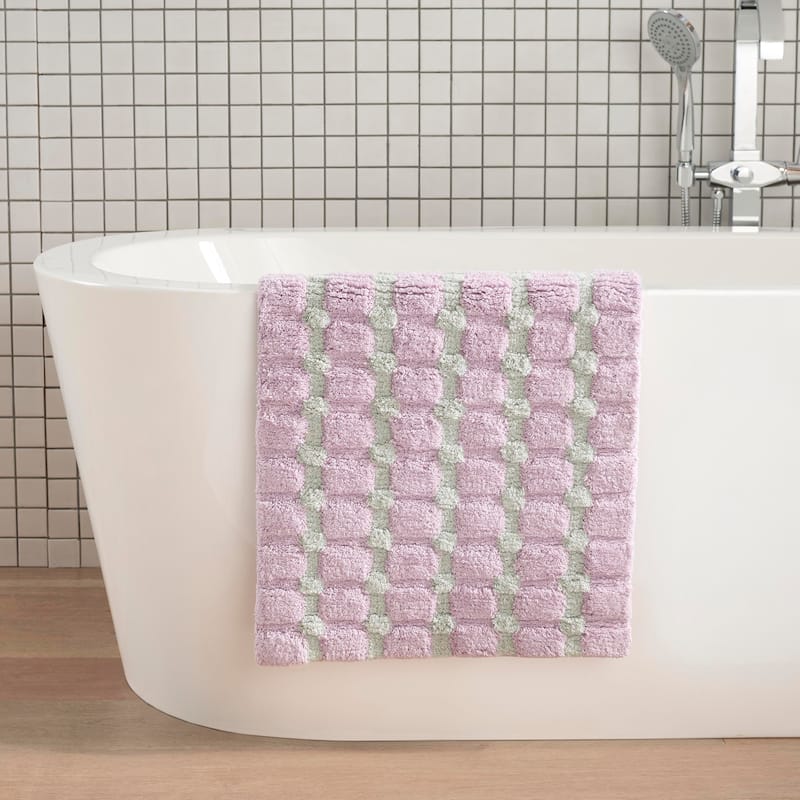Martex Expression Sculpted Bath Rug Soft and Durable