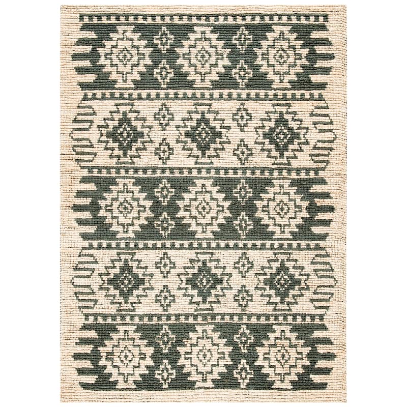 SAFAVIEH Hand-knotted Bohemian Myrke Boho Jute Rug