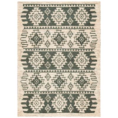 SAFAVIEH Hand-knotted Bohemian Myrke Boho Jute Rug