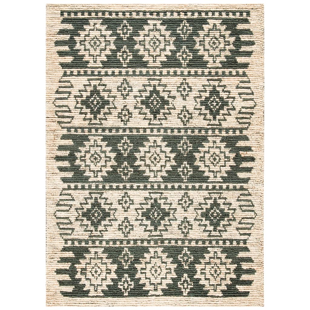 SAFAVIEH Hand-knotted Bohemian Myrke Boho Jute Rug