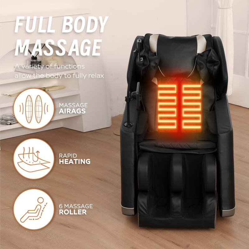 Massage Chair Recliner with Zero Gravity with Full Body Air Pressure