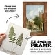 preview thumbnail 43 of 138, Nature Printed Ferns IX -Framed Print w/glass-Cherry Red