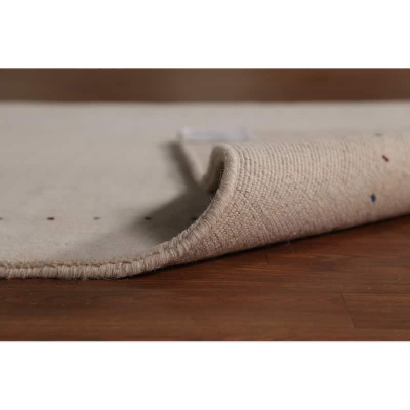 Little Animals Tribal Gabbeh Indian Rug Hand-Knotted Wool Carpet - 4'0" x 6'0"