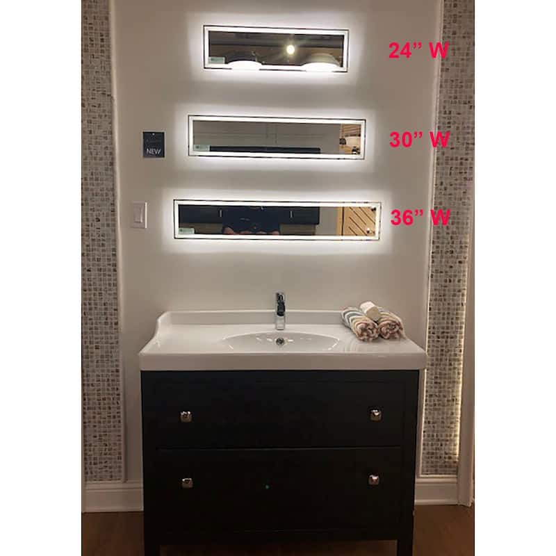 Minka Lavery Rectangle Mirror with LED light