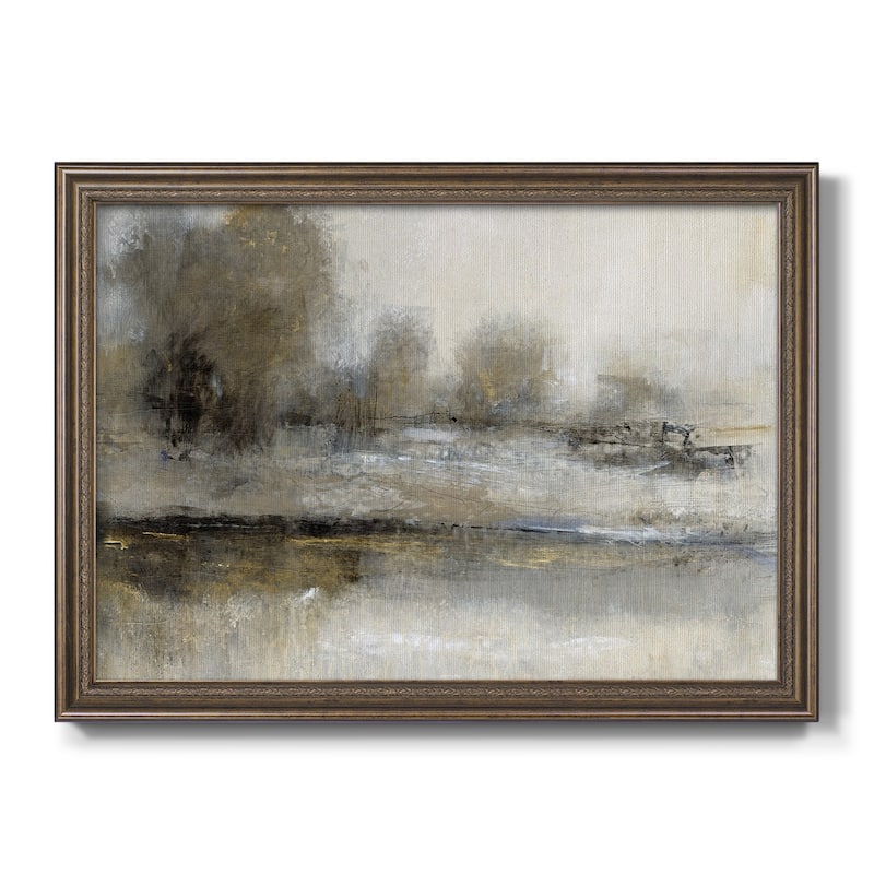 Gilt Landscape II Premium Framed Canvas- Ready to Hang - 18X27 - Walnut