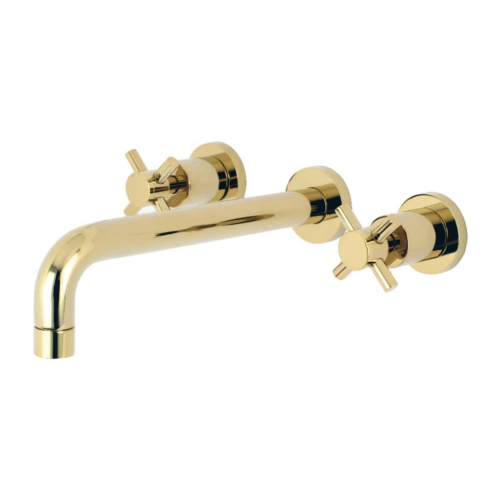 Kingston Brass Concord Wall Mounted Roman Tub Filler with Cross