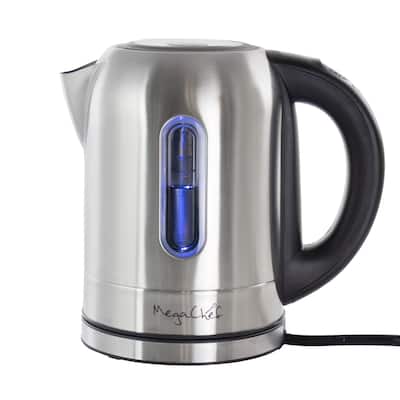 MegaChef 1.7Lt. Stainless Steel Kettle with Electric Base