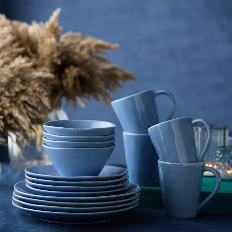 Certified International Cloudy Sky 9" Salad/Dessert Plates,Set of 4 - 9'' W x 9'' D x 1.25'' H
