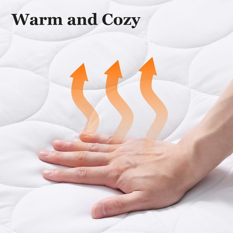 Temperature Regulating Electric Heated Mattress Pad With Controllers