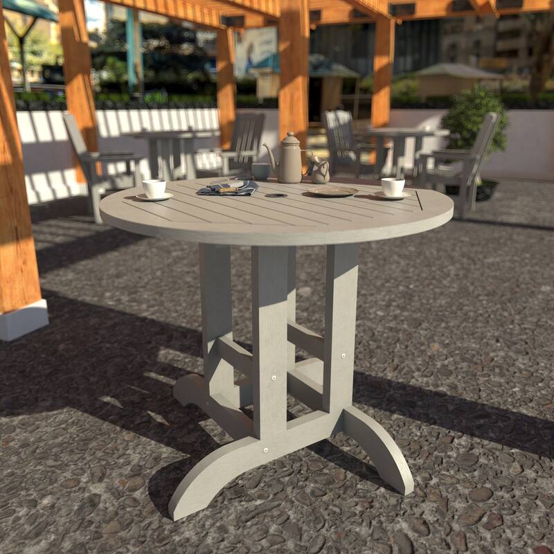 HIGHWOOD Commercial Grade 36" Round Bistro Dining Height Table