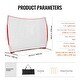preview thumbnail 10 of 10, 12 x 9 Feet Portable Compact Barricade Backstop Netting with Steel Pipe Frame and Carry Bag