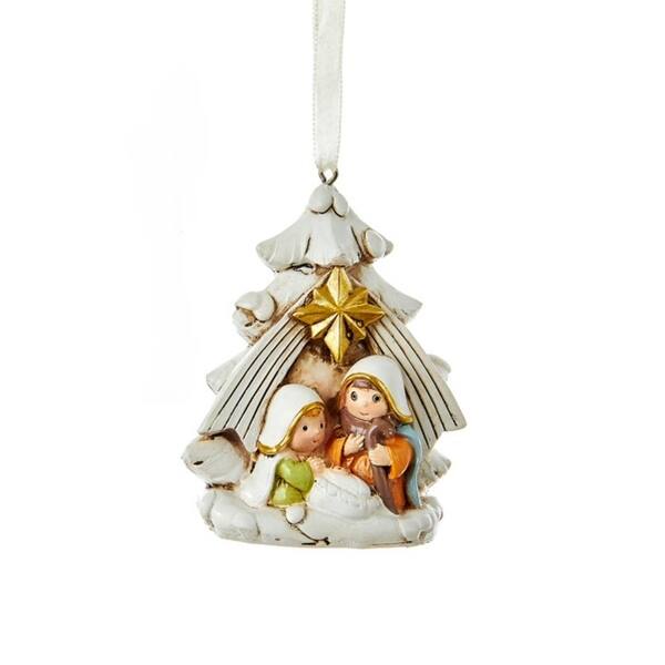 Shop 3 25 Holy Family Nativity Scene With Tree Hanging Christmas