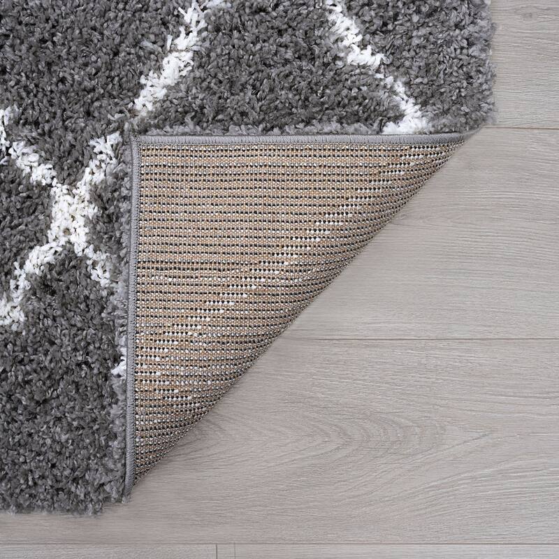 Joy Shag Moroccan Stripe Indoor Area Rug