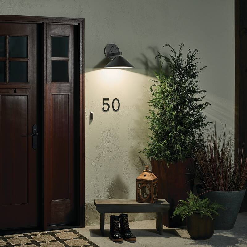 Kichler Lighting Ripley Collection 1-light Olde Bronze Outdoor Wall Lantern