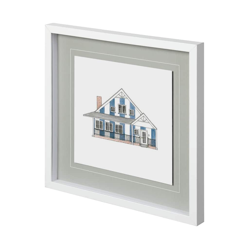 Petit Mansion IV Framed Art Print