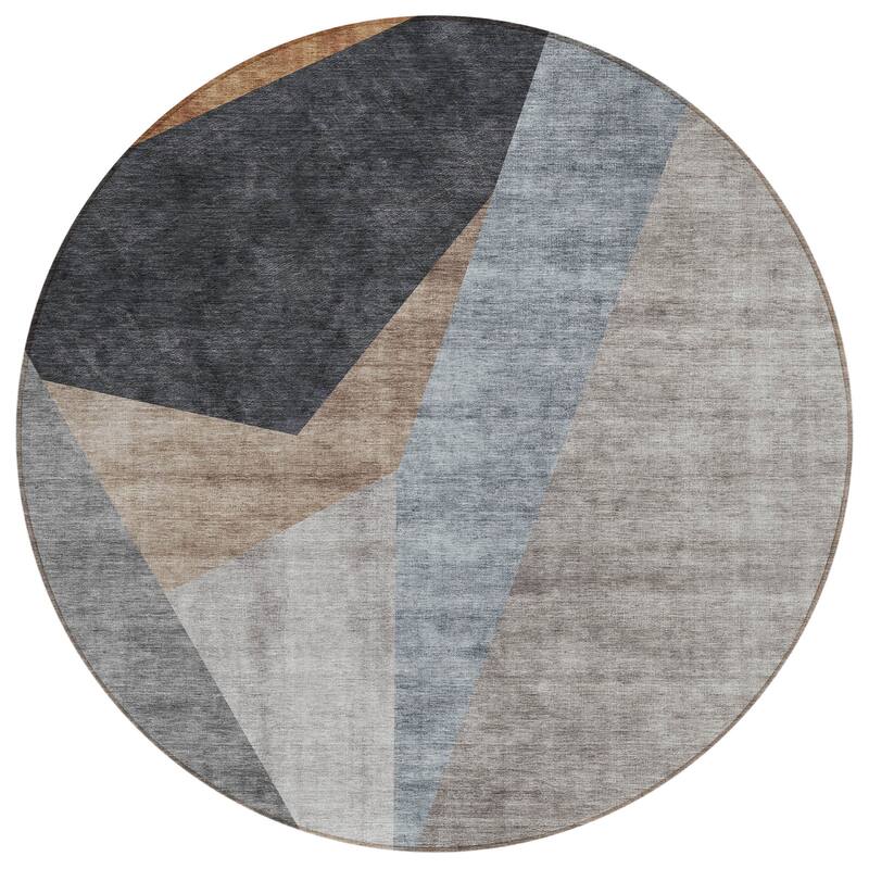 Machine Washable Indoor/ Outdoor Chantille Modern Prism Rug