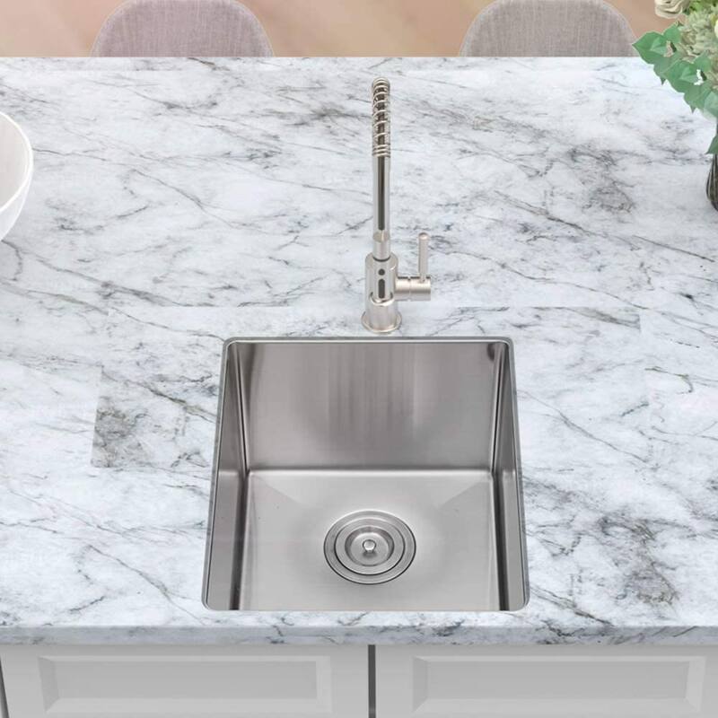 14 Inch Undermount Kitchen Sink 16 Gauge 9 Inch Deep Single Bowl Kitchen Sink Basin