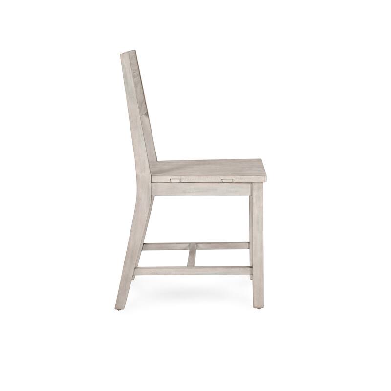 Driftwood Dining Chair Set of 2 in Antique Ivory, by Kosas Home