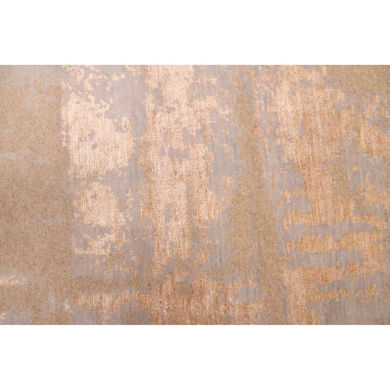 ECARPETGALLERY Hand-knotted Legacy Brown Silk, Wool Rug - 7'11 x 10'0