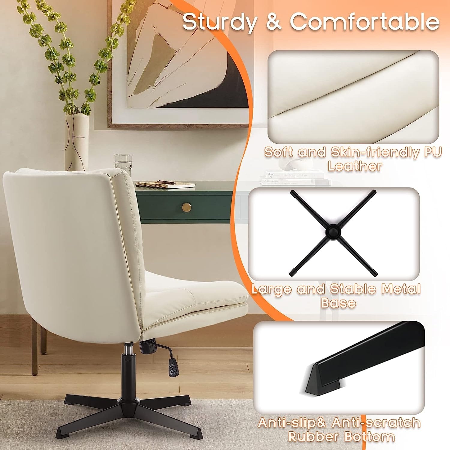 Office chairs with clearance non scratch wheels