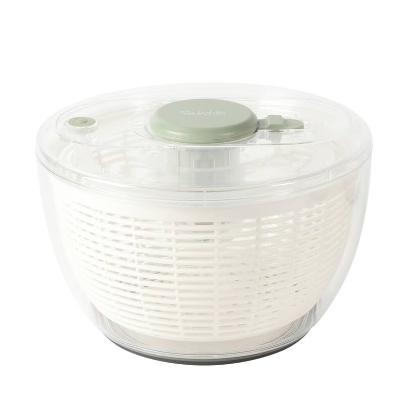 Sur La Table Kitchen Essential 6.3 Qt Salad Spinner, Fruit Wahser, Fruit Washing Bowl with Strainer, Vegertable Cleaner