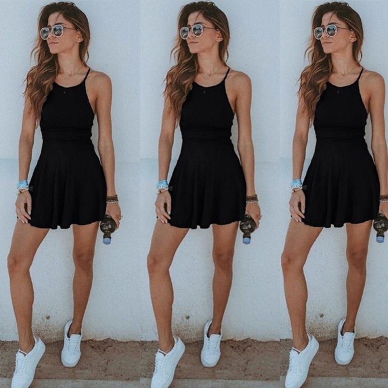 Shop Hanyu Women Summer Casual Sleeveless Evening Party Beach