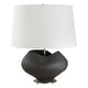 preview thumbnail 4 of 5, Uttermost Nocturne Aged Black Table Lamp - 20"W x 20"D x 23.5"H