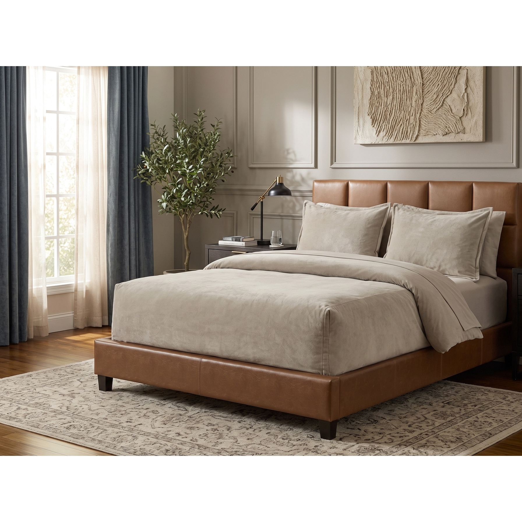 Mixology Padma 3 Piece Bed Cap Comforter Set with Sewn Corners