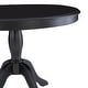 preview thumbnail 6 of 15, Josie Round Solid Wood Pedestal Table