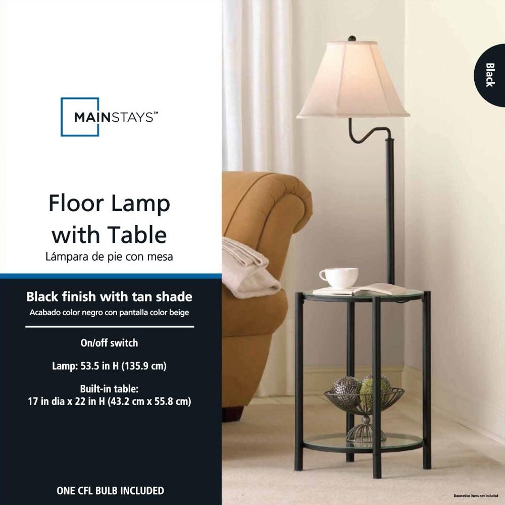 Mainstays tripod lamp outlet