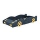 preview thumbnail 11 of 26, Playful Design Race Car-Shaped Twin Size Platform Bed with Wheels,Sturdy Wood Construction and Storage Space