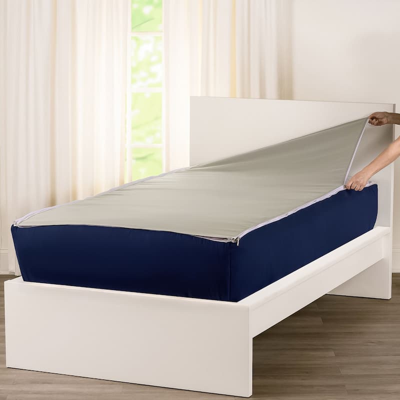 Siscovers Deep Blue Bunkie Deluxe Zipper Bedding Set