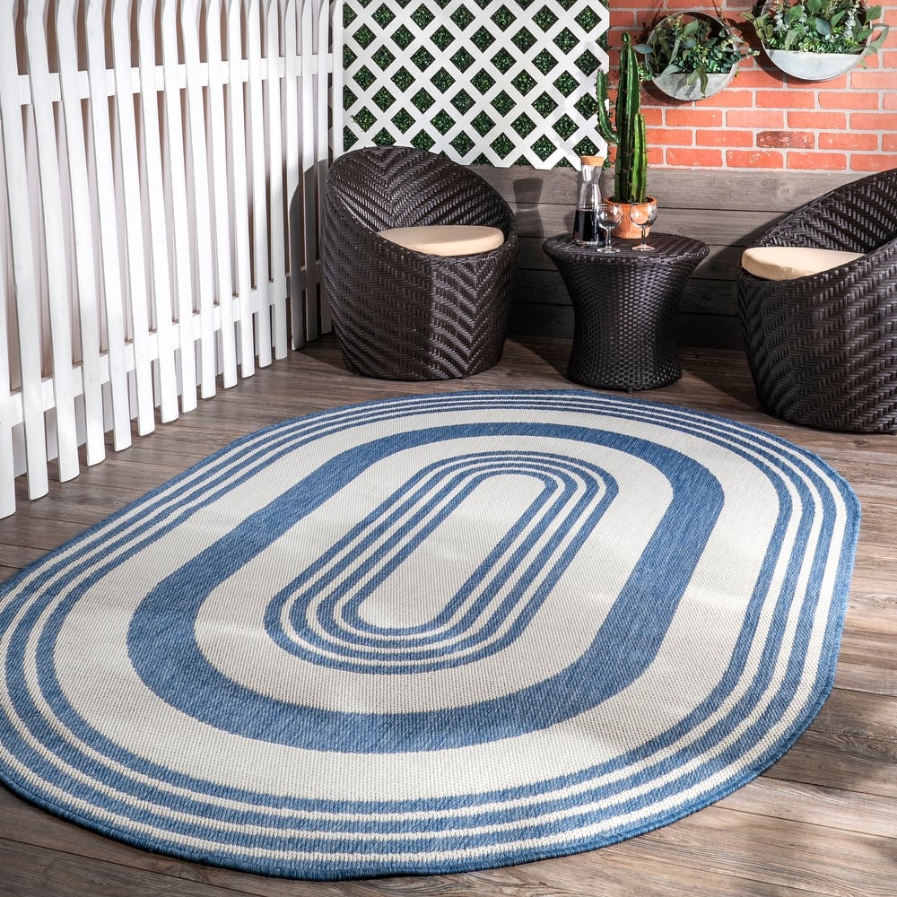 Nuloom Kristen Striped Indoor/Outdoor Area Rug