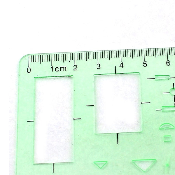 Plastic Ruler 36 Pieces Shatter Resistant 12 Inch Transparent Coloured Matte Ruler For Design Drawing Template Multi-Purpose Cutting Ruler