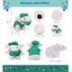 preview thumbnail 2 of 4, DolliBu Squat Piggy Doctor Plush Toy with Scrub Uniform and Cap Outfit - 7 inches