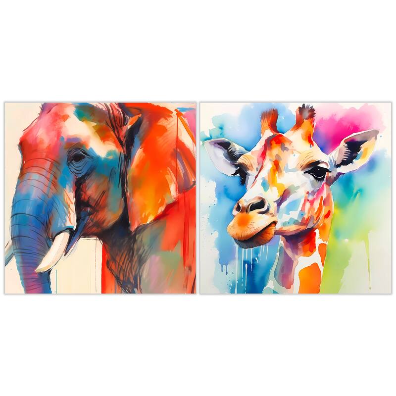 Empire Art Direct Vibrant Majesty Printed Tempered Glass Wall Art - Multi-Color